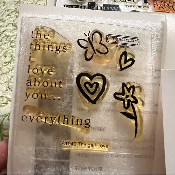 Close to my Heart Stamps set of 5 - Picture 5 of 8